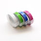 MoTEX 3D Embossing Label Pack (4 rolls/pk) - Label Embossing Tape for Label Makers / Tape Writers